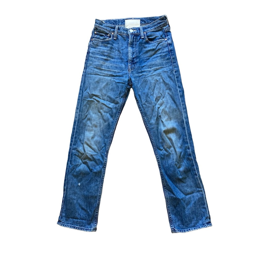 Mother Superior High Waisted Rider Ankle Jean in Running With Scissors - Picture 3 of 11
